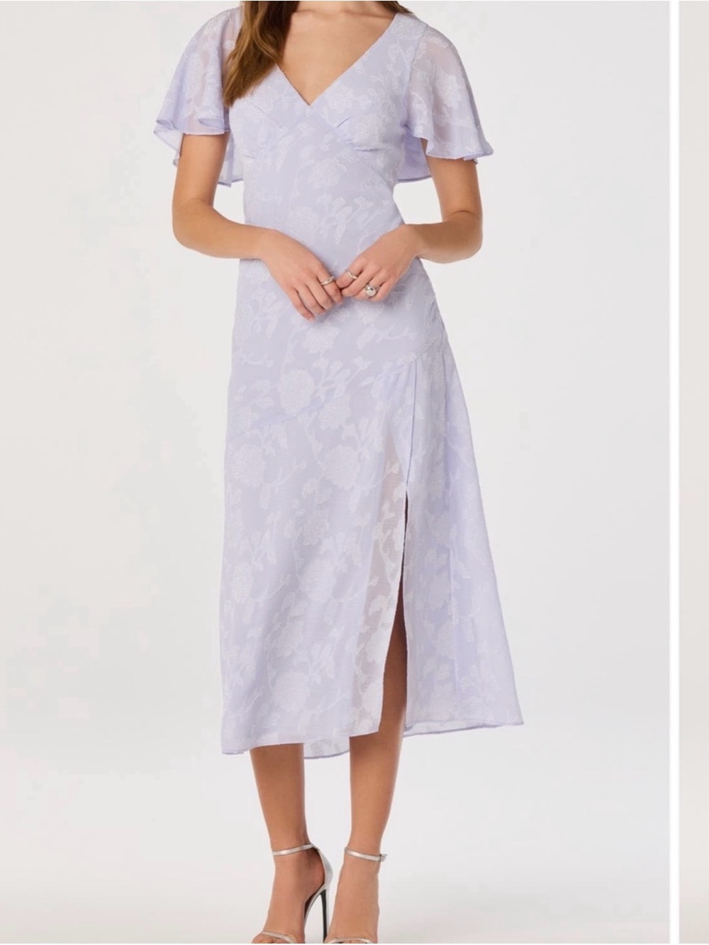 ASTR the Label Yellow Midi Dress